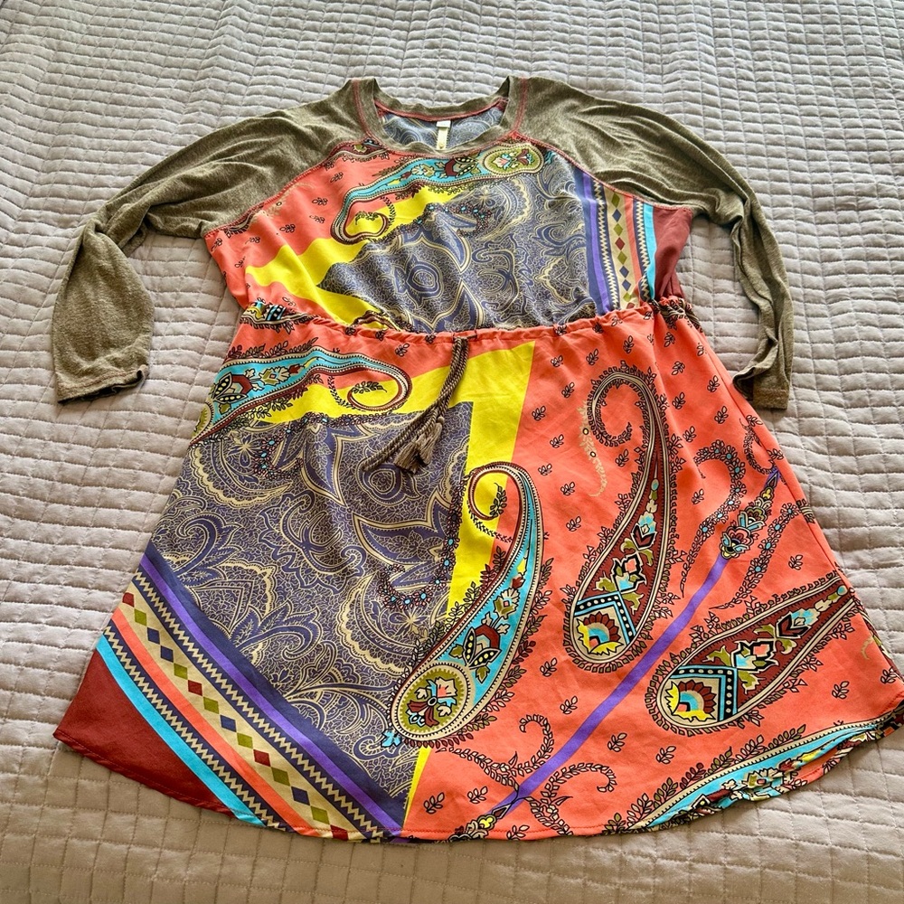 Uncle Frank Multicolor Paisley Dress